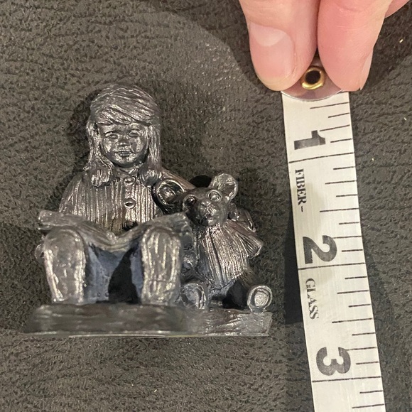 Michael Ricker Pewter Sculpture Set with Certificate of casting. - Picture 11 of 12